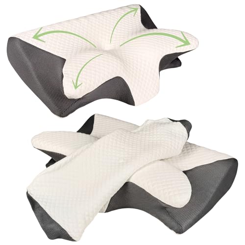 Zenadia Funda Almohada Cervicales y Cuello de Repuesto para Almohada Antironquidos, Funda Almohada...