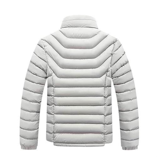 Winter Mannen Warme Jas Jas Effen Dikke Winddicht Uitloper Herfst Mens Waterdichte Parkas Jas Jas - Afbeelding 6