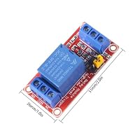 GTIWUNG 10 Stück 1 Kanal 24V Relaismodul, Relay Module 24V, One Channel Relais Modul mit Optokoppler High oder Low Level Trigger Erweiterungsplatine für Raspberry Pi Arduino – Ansicht 3