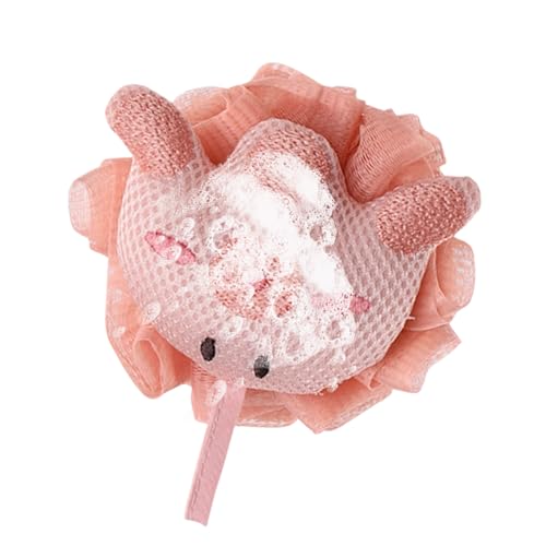 Esponja de baño para niños, puf exfoliante, esponja de baño suave con forma de animal, para ducha, baño, baño, baño, limpieza del hogar