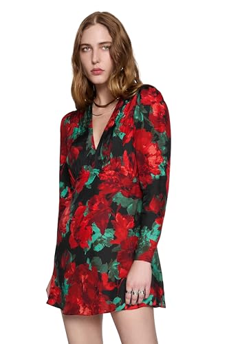 Rebecca Minkoff Aiden Mini Dress robe femme élégante noire