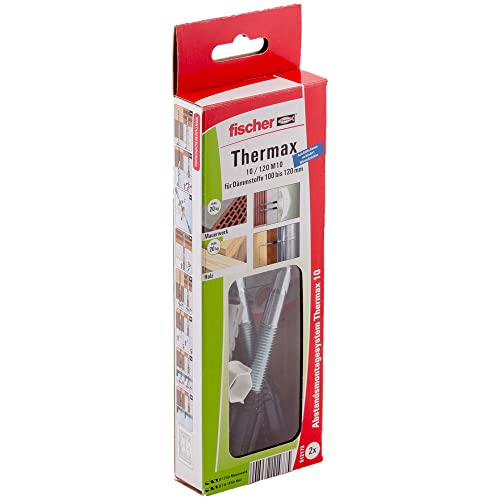 Fischer 512173 10/120 M10 B "Thermax" Offset Mounting System - Multi-Colour (2-Piece), Multicolor, M10 Anschlussgewinde - Image 4