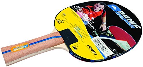 Donic Schildkrot Alan Cooke Hobby Table Tennis Bat - Brown by Donic-Schildkroet