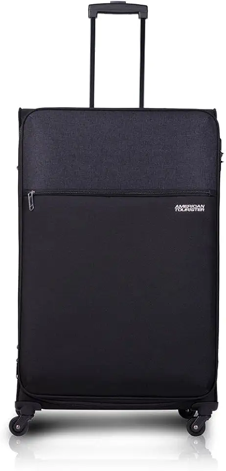 Mala de Viagem Frankfurt Preta Grande Expansível