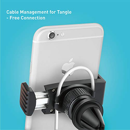 Image of XORB Air Navigator x-Grip Premium Air Vent Universal Car Mount Holder for All Mobile Phones (Jet Black)