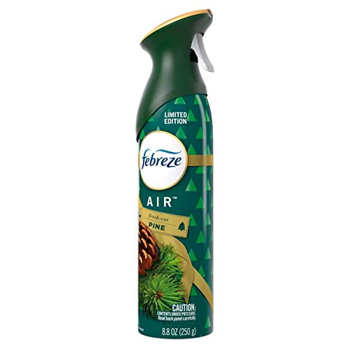 Image of Febreze Air - Air Freshener Spray - Fresh-Cut Pine - Limited Edition Holiday Collection 2020 - Net Wt. 8.8 OZ (250 g) Per Bottle - Pack of 3 Bottles