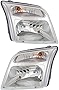 For Ford Transit Connect Headlight Assembly 2010 2011 2012 2013 Pair Driver and Passenger Side | FO2502296 | FO2503296 | 9T1Z 13008 C