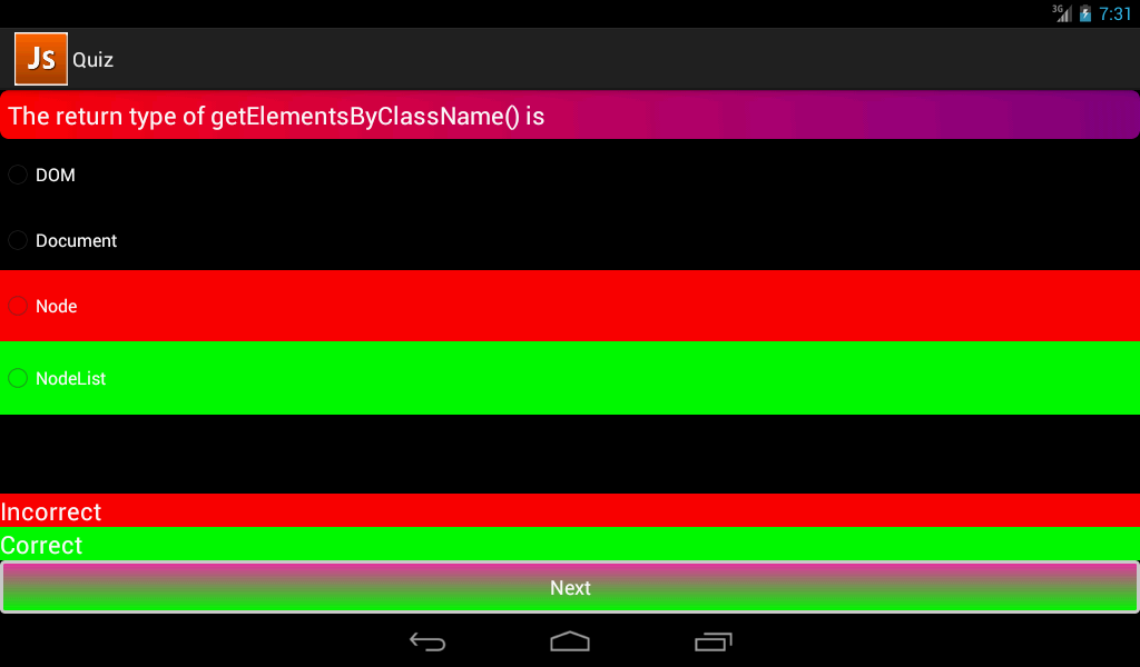 JavaScript Programming MCQ - App on Amazon Appstore