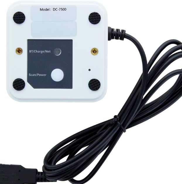 Prestacode DC7500 Scanner imageur 1D et 2D, Application Carte Vitale, Plug and Play, Pas de Driver, Connexion USB ou RS232 ou TTL, câble fourni, Sesam Vitale, Compatible Windows, Android, MacOS