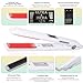 Ultrasonic Infrared Hair Care Iron Recovers The Damaged Hair LED Display Treatment Styler Cold Iron Straightener, Infrared Straightener Styler (White)