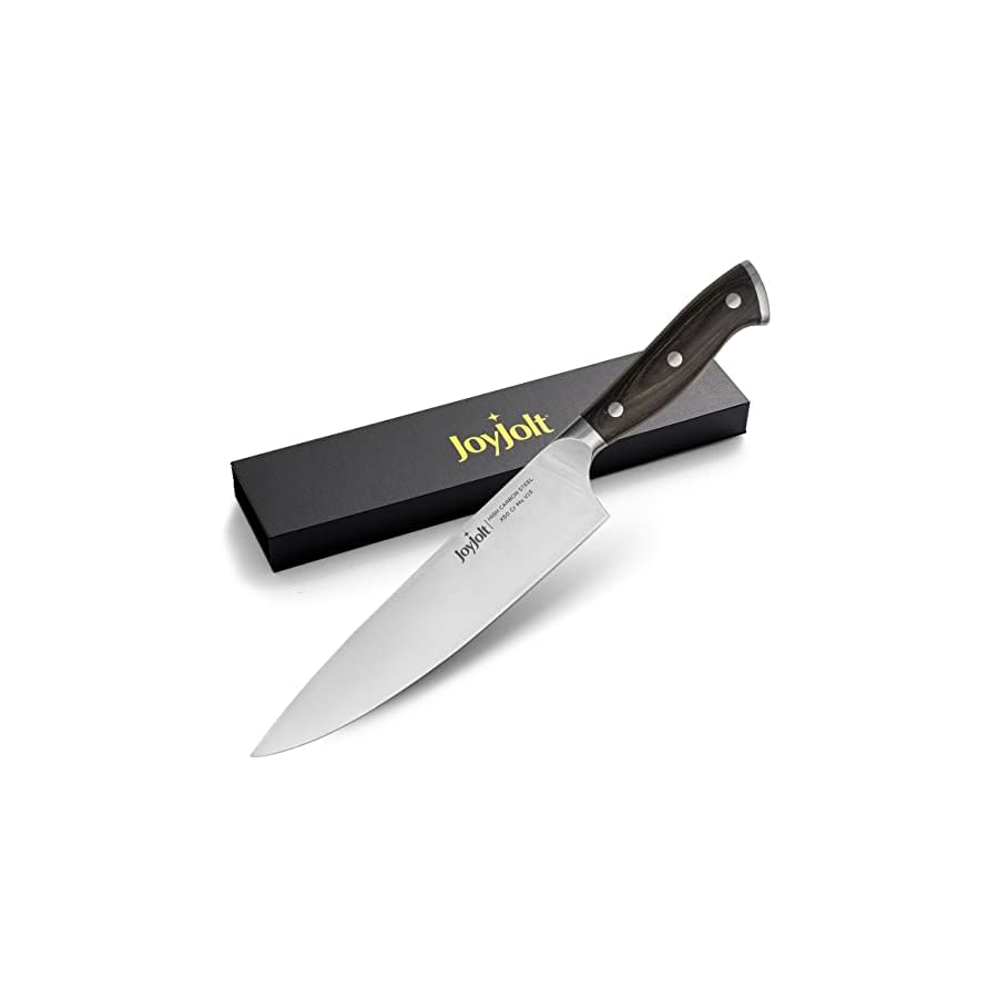 JoyJolt-8-Chef-Knife-High-Carbon-x50-German-Steel-Kitchen-Knife--Magnetic-Gift-Box JoyJolt 8” Chef Knife, High Carbon x50 German Steel Kitchen Knife – Magnetic Gift Box.