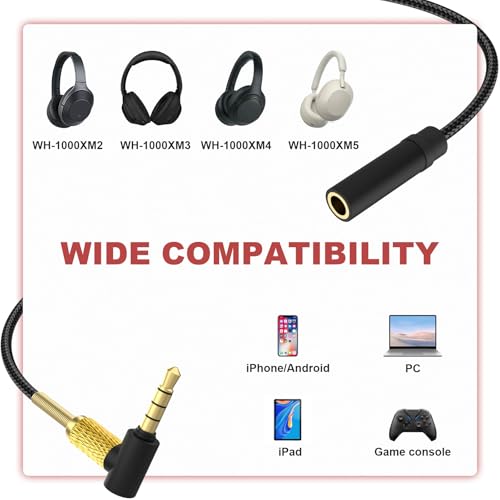 Cable extensión de auriculares 3.5mm con control de volumen, 2m miniatura 2