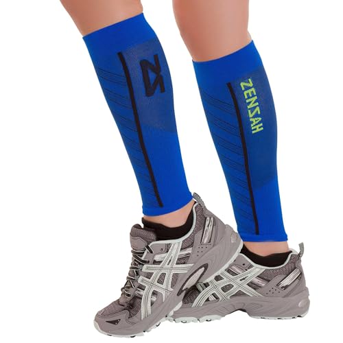 Zensah Featherweight Compression Leg Sleeves - Relieve Shin Splints, Calf Strains3