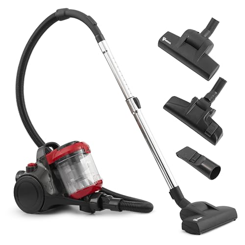 Akitas C10T 850W Aspirateur sans Sac Cylindre d’aspirateur avec Wessel Werk Allemand Grande Brosse...