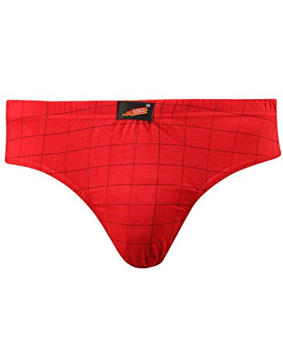 Image of SOLO Mens NEO-Tech Wrapper Fabric - Ultra Soft Modern Cotton Brief - Checks Box Design - (Pack of 2)