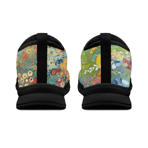 Image of Womens Slip On Walking Shoes Non Slip Loafer Breathable Holiday Travel Shoe Lightweight Casual Low Top Sneakers SizeUS 5.5-11.5