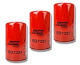 BD7325 Oil filter Spin-On Compatible 15607-2190, LF16110 (Pack of 3)