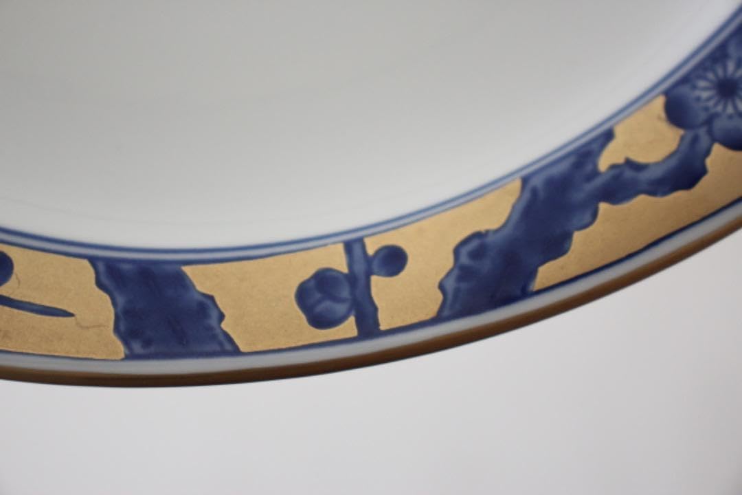 賞美堂 其泉窯 金彩梅紋様 デザート皿揃 5枚セット 有田焼