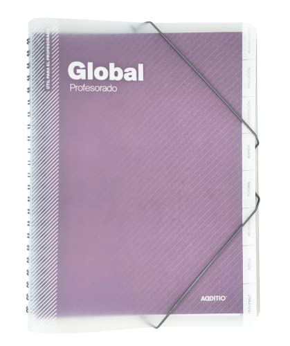 Additio P172 Carpeta Global Evaluación + Agenda + Tutoría + Reuniones Lila