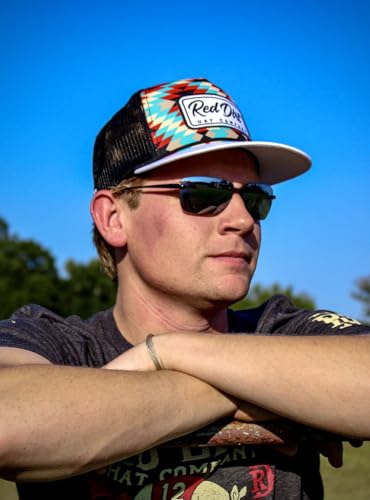 Image of Red Dirt Hat Company Fandango White /Geo /Black Cap