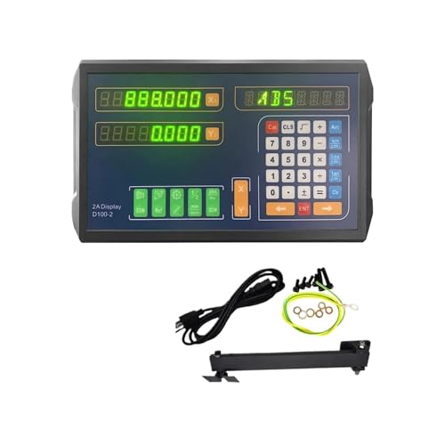 5MNG0Y8 2,3 Axis, Digital Readout Display, LED Economy Muti-Function for Linear Scale Magnetic Scale Rotary Encoder LAT(2 Axis with RS232)