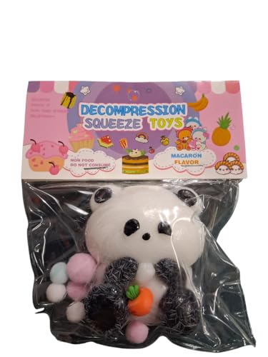 Image of Squishy Squeeze Pandaa Tabaa Squishy Toy for Stress Anxiety Relief ahd Autism Need Special Decompression Toy Pack of 1 Piece