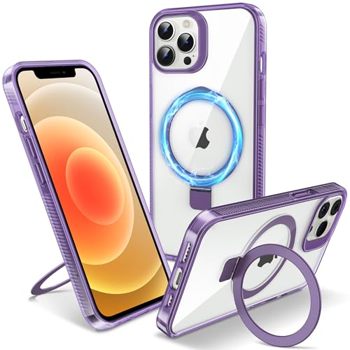 Coque MagSafe iPhone 12 Pro Max antichoc avec protection antirayure violette