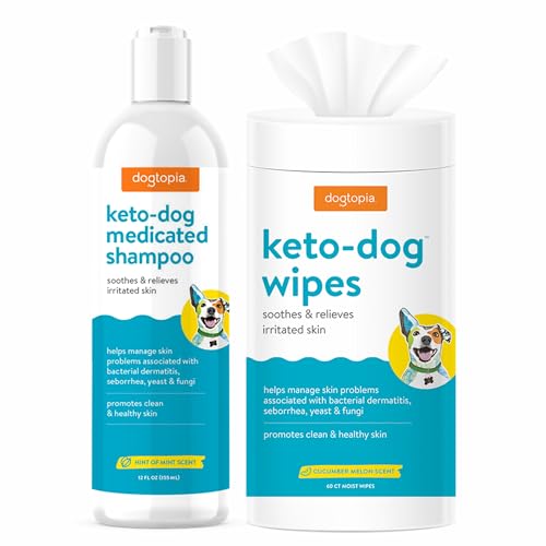 Dogtopia Keto Shampoo and Wipes Combo image