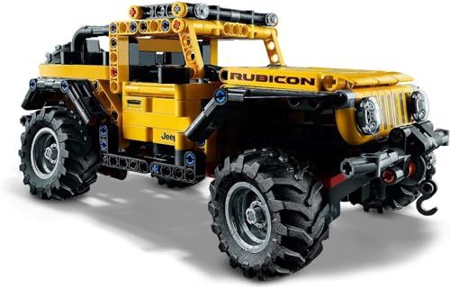 LEGO Technic Jeep Wrangler 4x4, Set con Macchina Giocattolo da Costruire, Modellino SUV Fuoristrada, Giochi per Bambini, Bambine, Ragazzi e Ragazze da 9 Anni in su, Idea Regalo di Compleanno 42122