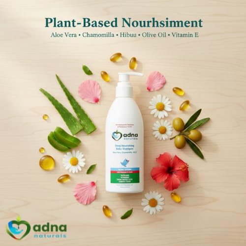 Image of Deep Nourishing Baby Shampoo | No Tears | Plant Care with Aloe Vera, Chamomilla, Hibiscus, Olive Oil | Vitamin E | 200ml | Dermatologist Approved | Pediatrician Tested I Zero Tolerance to Toxins