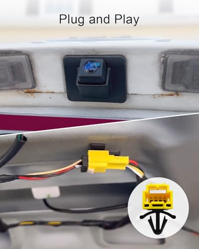 Image of Rear View Backup Camera Fits for Kia Optima Hybrid 2.0L 2.4L 2011-2013, Parking Assist Backup Camera Replace 95760-2T001 95760-2T101