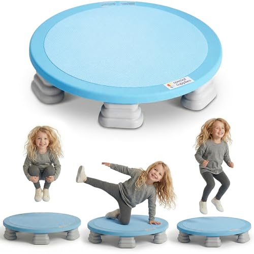 Special Supplies Kids Trampoline Rebounder Bouncing Board Sensory Balance and Bounce Toy for Indoor and Outdoor Kids Toys - Outdoor Play Equipment