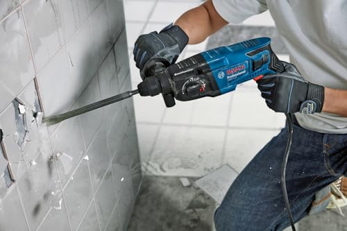 Foto von Bosch Professional Bohrhammer GBH 2-21 (mit SDS plus, inkl. 3x Drill Bit SDS plus, (6/8/10 mm), Zusatzhandgriff, Maschinentuch, Tiefenanschlag, Handwerkoffer)