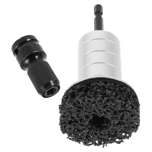 Mikinona Wheel Stud Cleaner Tool Hub Cleaning Pad for Drill Automotive Tool Kit Wheel Hub Polishing Pad