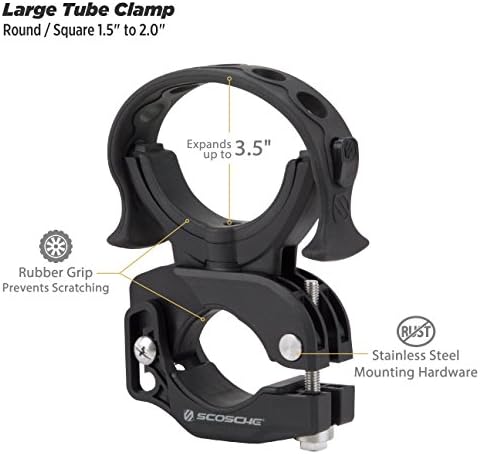 Miniatura 2 de Scosche PSM11004 TerraClamp Extintor de incendios resistente y BoomBottle Soporte universal para vehículo, grande (paquete de 2)