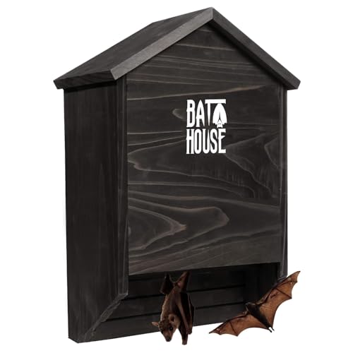 Sobalai Bat Houses for Outdoors for Tree, 2 Chamber Bat Boxes for Outside to Attract Bats to Land...