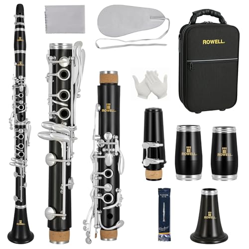 Rowell 17-Key Bb Clarinet with Accessories
