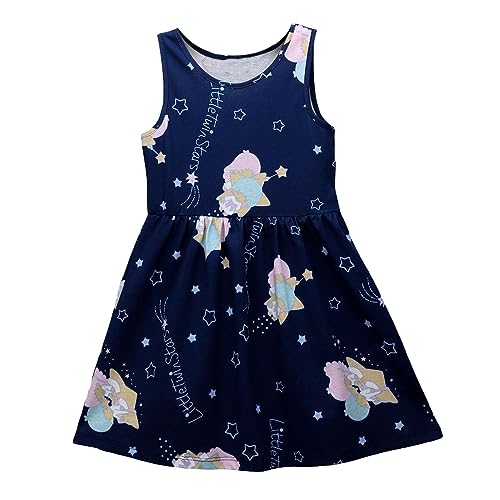 Image of Hopscotch Girls Cotton Sleeveless All-Over Print Casual Maxi Dress