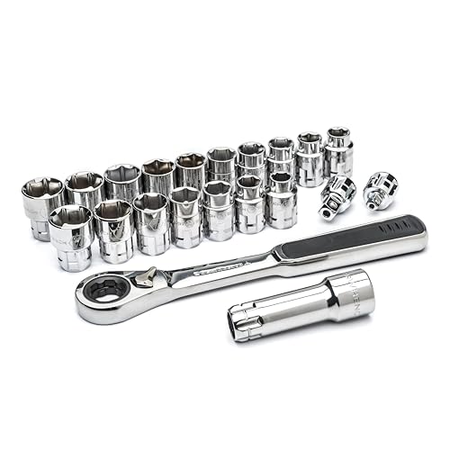 Image of GEARWRENCH 21 Pc. 3 /8 inch Drive 6 Pt. Pass-Thru Tool Set, SAE /Metric - 8921