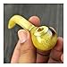 Lavendre 1 pcs 8 mm de diamètre Pipes à Fumer Tuyaux en Corne de bœuf Filtre à Tabac Pipe à cigares Broyeur à fumée Embouchure Porte-Cigarette (Jaune)