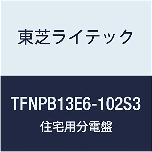 Toshiba Lighting Tech TFNPB13E6-102S3 Small Residential Power Distribution Board N Series Solar Power System (Secondary Feed/S3), 60A 10-2, No Doors Included Function