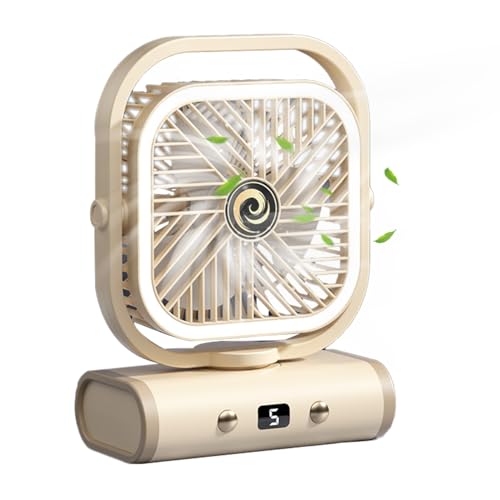 Ventilateur de bureau silencieux portable rechargeable petit modèle