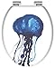 Produktbild SCHÜTTE 80134 WC-Sitz JELLYFISH, MDF, mit Absenkautomatik Motiv
