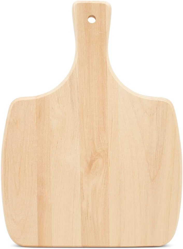 Wooden Cutting Boards with Handle 12 inch, Pack of 2 Large Charcuterie Board, Wood Serving Board, Unfinished Wood, by Woodpeckers