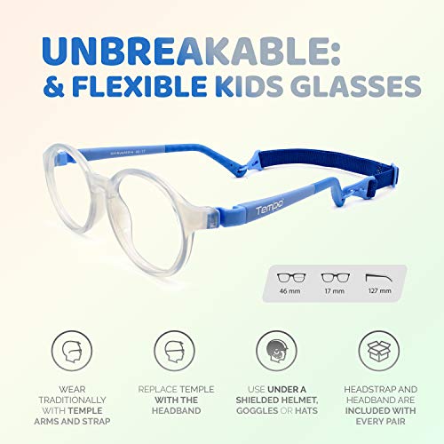 Tempo: Unbreakable Kids Glasses - Flexible Fashion Glasses For Kids - 30012