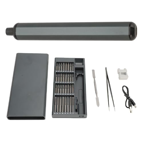 Mini juego de destornilladores eléctricos inalámbricos recargables 68 en 1 con 64 puntas 16 puntas largas para reparación profesional del hogar Electrónica de bricolaje Acero al