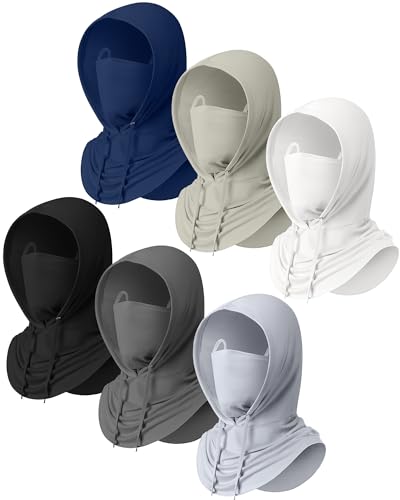 Image of Funtery Summer Cooling Balaclava Mask, UV Protection Hood Mask Breathable Cycling Face Cover Full Head Scarf for Men Women