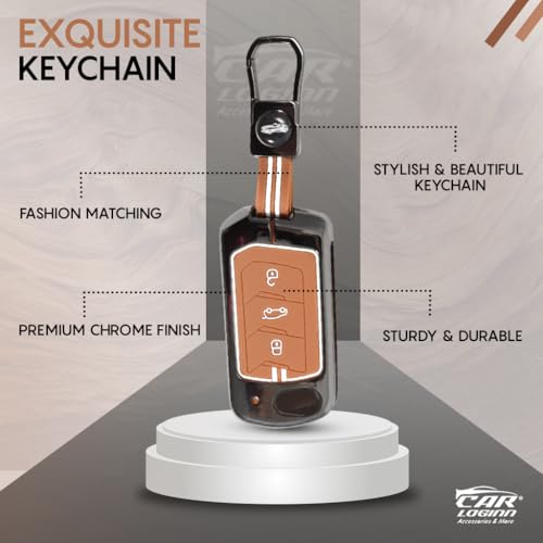 Image of Metal Series keycover for Mahindra Thar | Xuv700 | 3X0 | xuv300 | Scorpio - 3 button flipkey