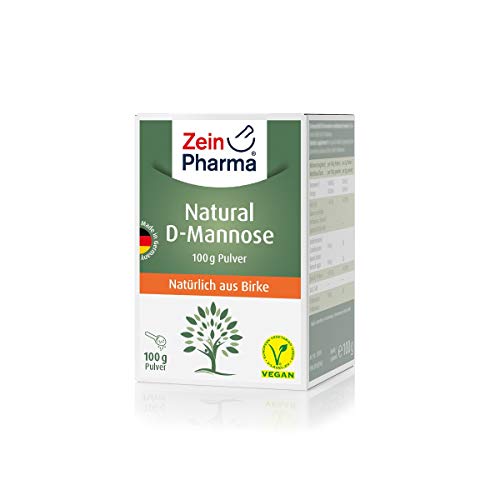 D-Mannosio in polvere di ZeinPharma  100 g (fornitura per 2 mesi)  trattamento dietetico per cistite  Fatto in Germania