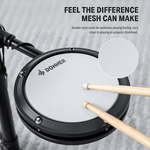 Donner DED-80 Electronic Drum Set and Mini Electric Drum Amp 20W - image 2